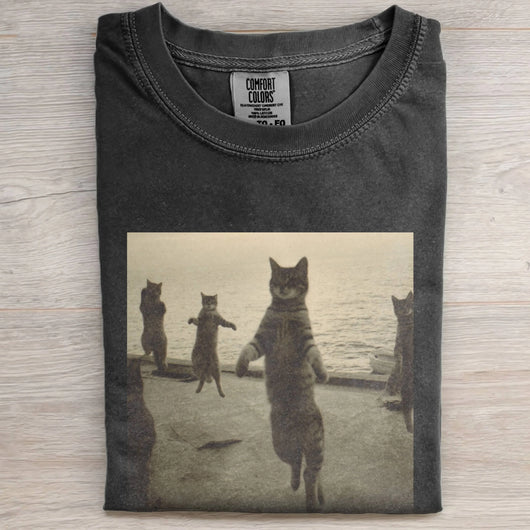 LEVITATING CATS TEE