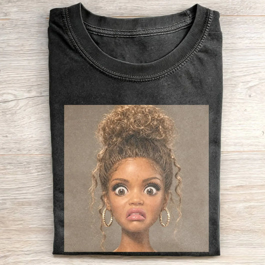 Disgusted Face Girls Funny Meme Tee