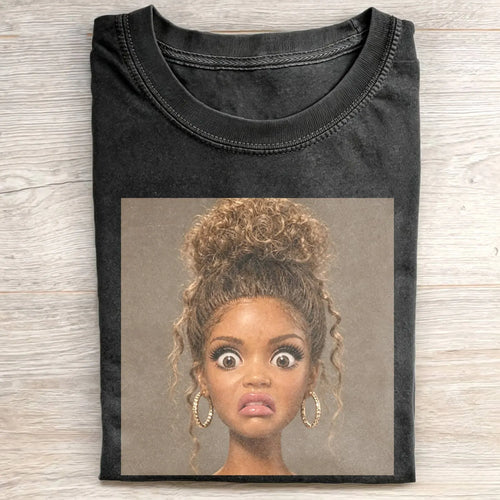 Disgusted Face Girls Funny Meme Tee