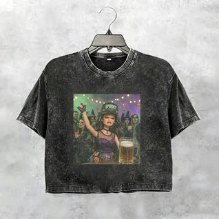 Halloween Wacky Girls Funny Meme Tee