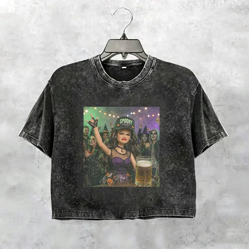 Halloween Wacky Girls Funny Meme Tee