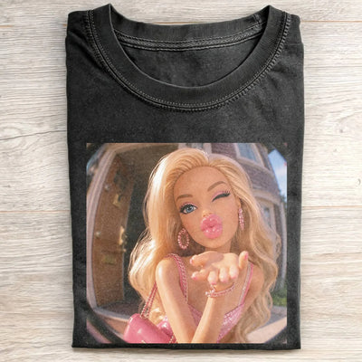 Unhinged Girl Funny Meme Tee