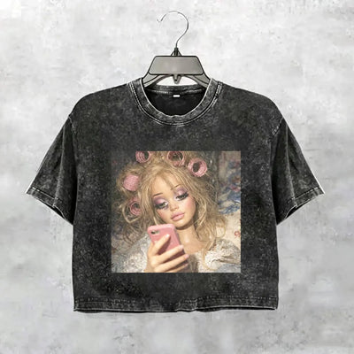 Unhinged Girl Funny Meme Tee