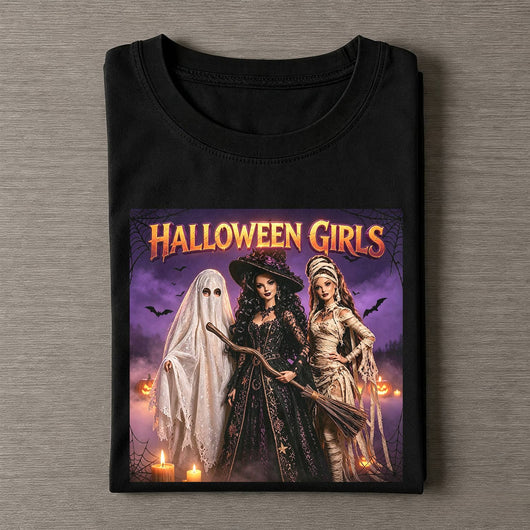 Halloween Wacky Girls Funny Meme Tee