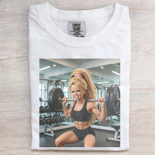 Gym Girl Vibe Funny Meme Graphic Tee