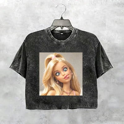 Unhinged Girl Funny Meme Tee