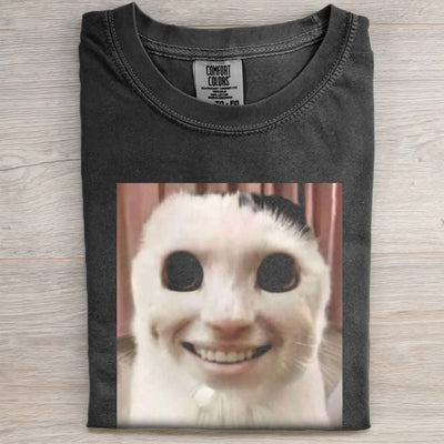 BITTERLY SMILING CAT TEE