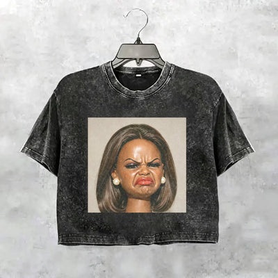Disgusted Face Black Skin Girl Funny Meme Tee