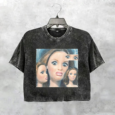 Disgusted Girl Face Funny Meme Tee
