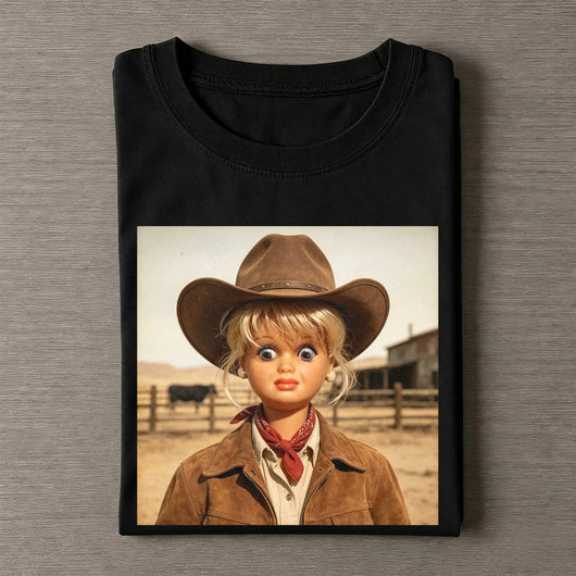 Unhinged Cowgirl Western Funny Tee