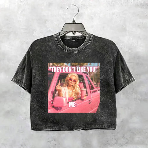 Unhinged Girl Funny Meme Tee
