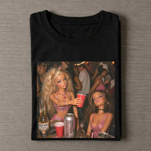 Party Nightlife Feral Girl Funny Meme T-Shirt