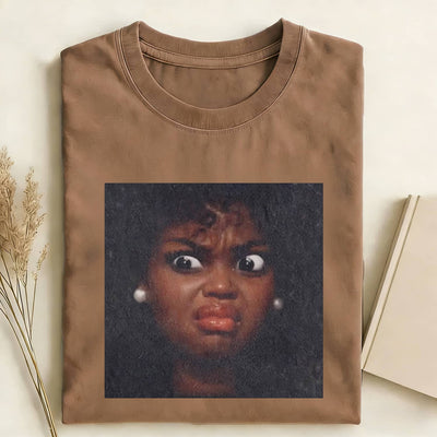 I Dislike Mood Black Skin Girl Funny Meme Graphic Tee