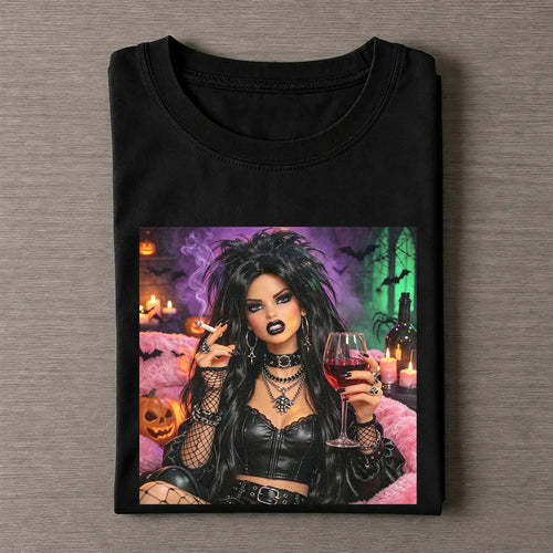 Halloween Wacky Girls Funny Meme Tee