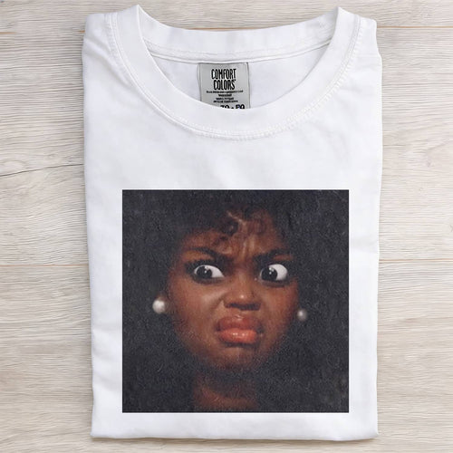 I Dislike Mood Black Skin Girl Funny Meme Graphic Tee