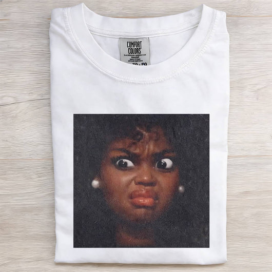 I Dislike Mood Black Skin Girl Funny Meme Graphic Tee