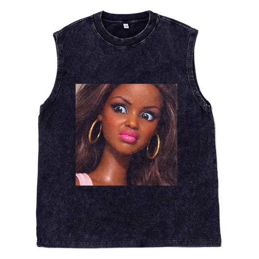Disgusted Black Skin Girl Funny Meme Graphic Tee