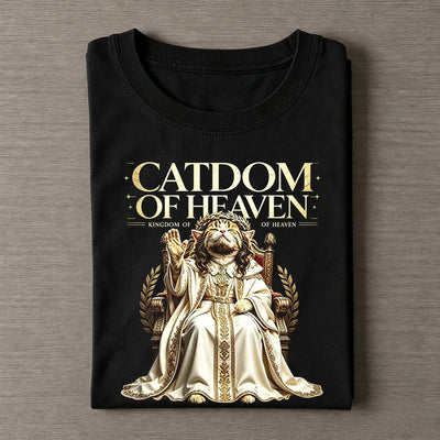 WACKY CAT FAITH FUNNY MEME TEE