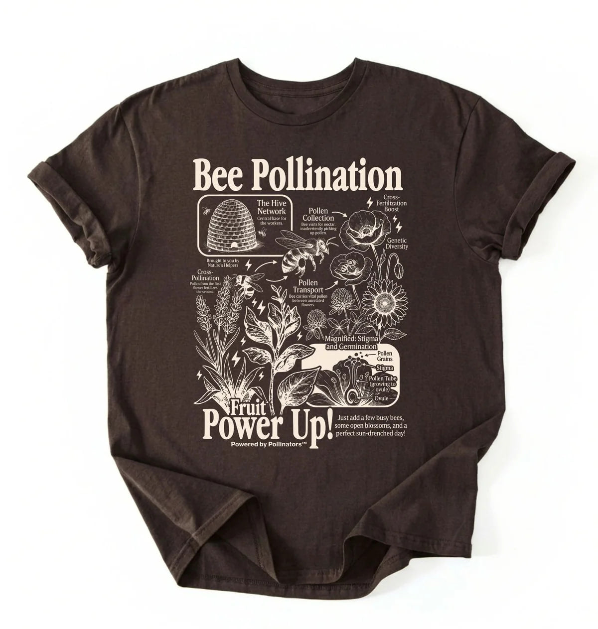 Shirt Gift for Beekeepers & Plant Lovers