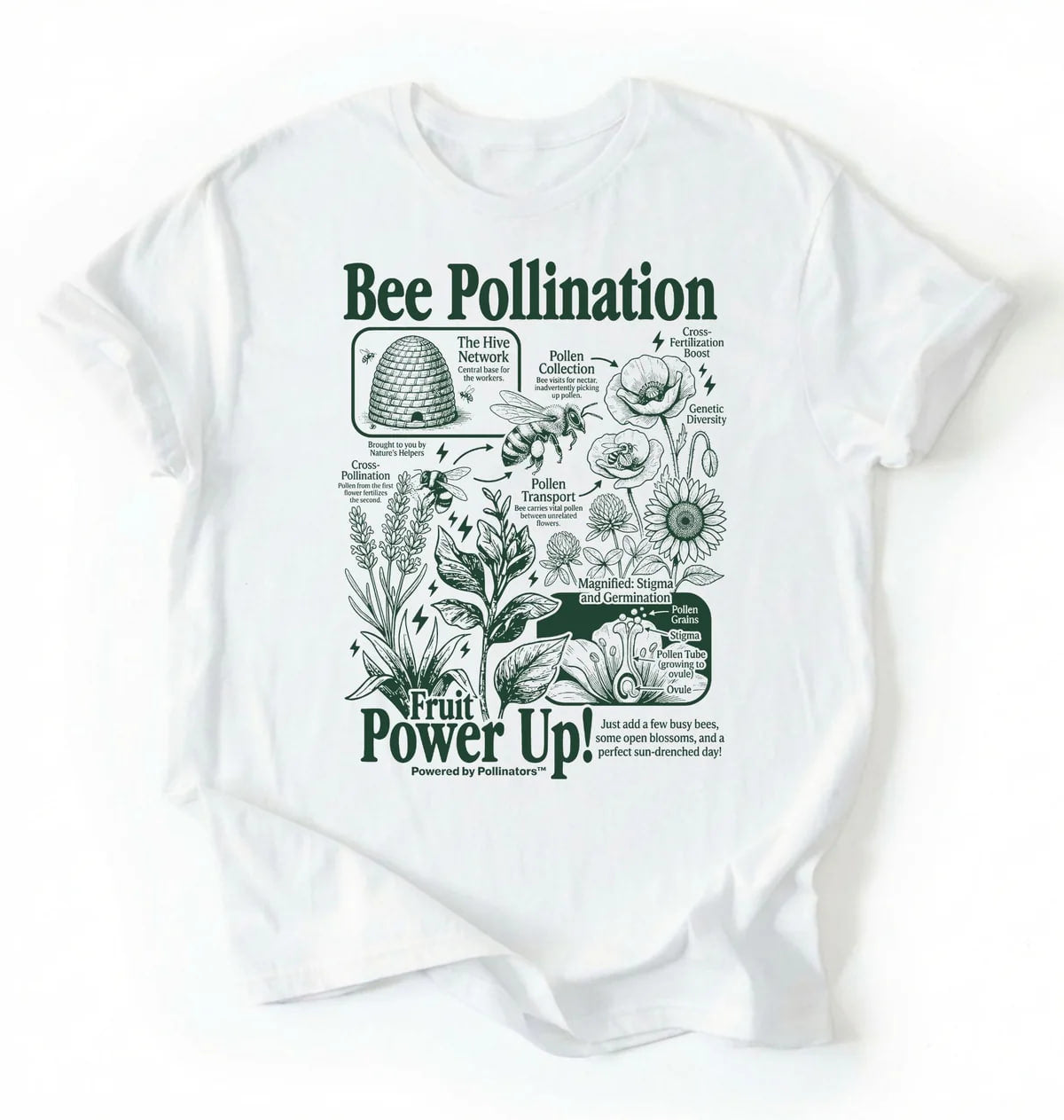 Shirt Gift for Beekeepers & Plant Lovers