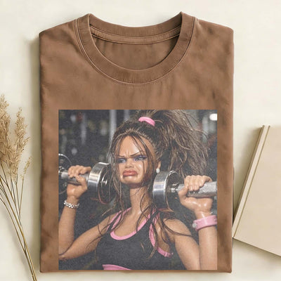Gym Girl Vibe Funny Meme Graphic Tee