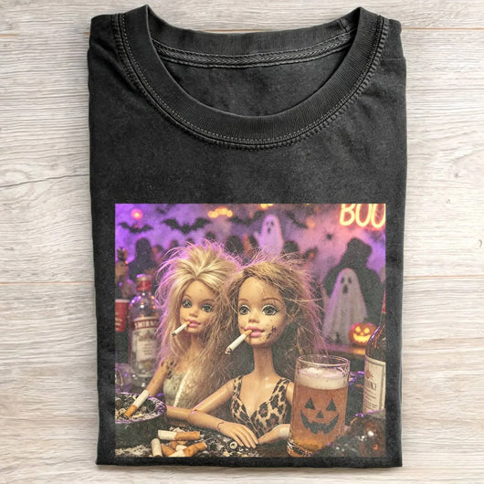 Halloween Wacky Girls Funny Meme Tee