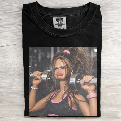 Gym Girl Vibe Funny Meme Graphic Tee