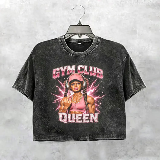 Unhinged Gym Girl Face Funny Meme Tee