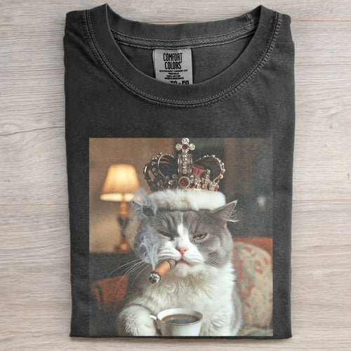 SMOKING CAT FUNNY MEME TEE