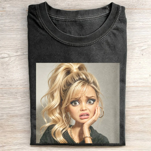 Disgusted Face Girl Funny Meme Tee