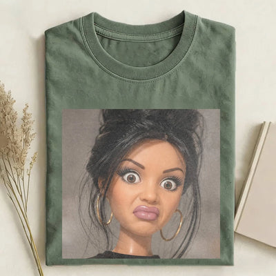 220 VINTAGE OLIVE GREEN TEE