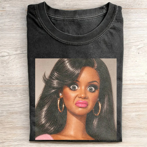 Disgusted Girl Face Funny Meme Tee