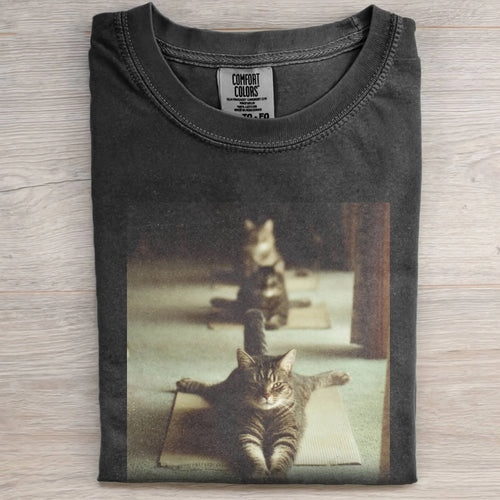 DOWNWARD CAT TEE