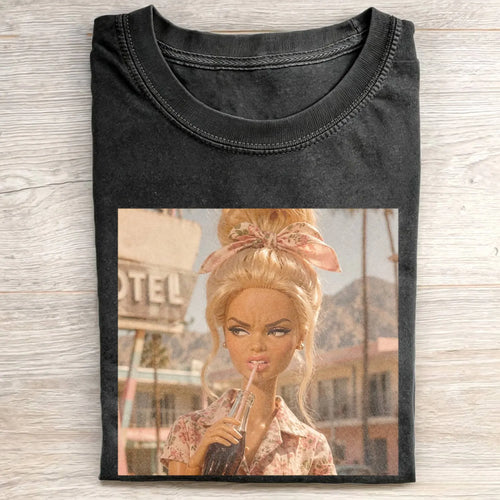 Unhinged Girl Funny Meme Tee