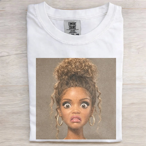 Disgusted Face Girls Funny Meme Tee