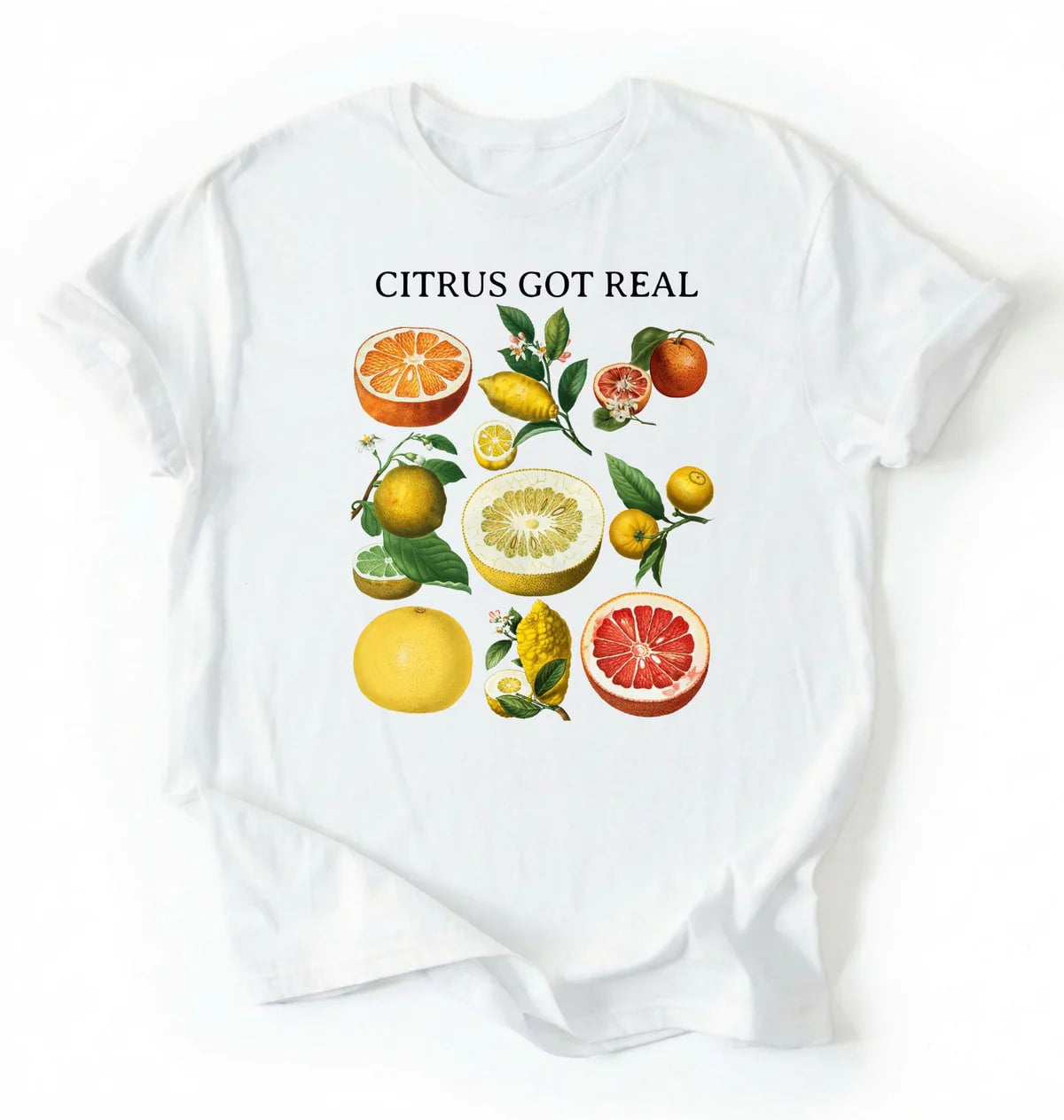 Citrus Got Real Shirt | Vintage Fruit Graphic Tee Gardener Gift