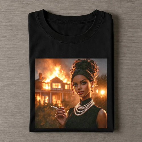 Disgusted Face Black Skin Girl Funny Meme Tee