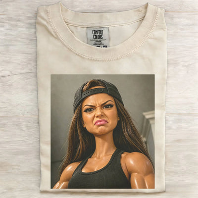Gym Girl Vibe Funny Meme Graphic Tee