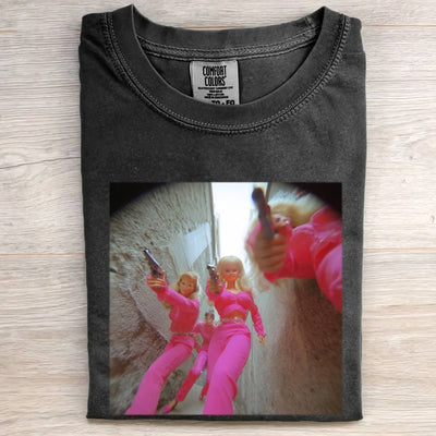 Battle Girl Funny Meme Retro Graphic Tee