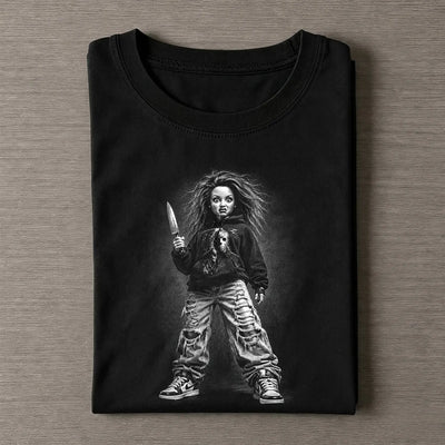 Halloween Wacky Girls Funny Meme Tee