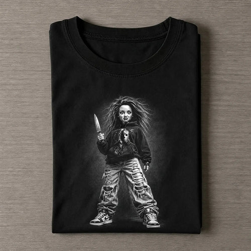 Halloween Wacky Girls Funny Meme Tee