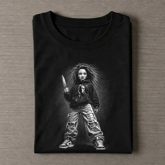 Halloween Wacky Girls Funny Meme Tee
