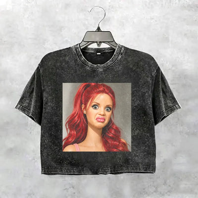 Disgusted Face Girl Funny Meme Tee