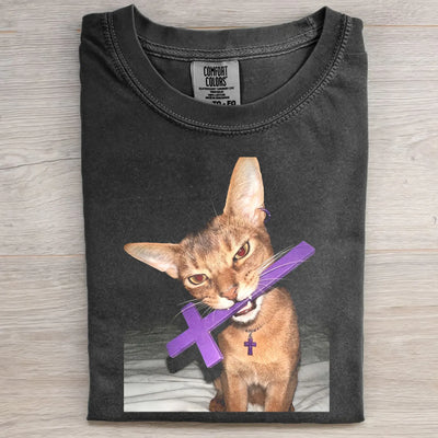 FUNNY CAT MEME TEE
