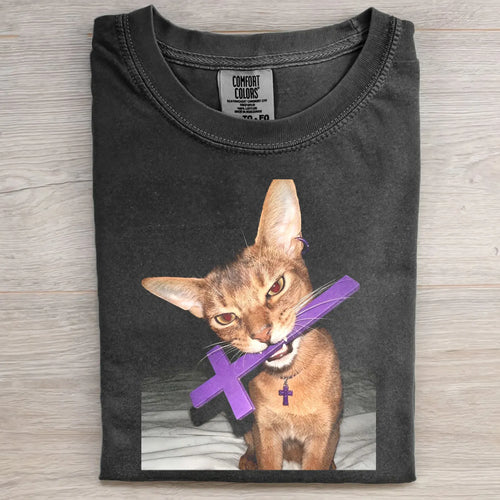 FUNNY CAT MEME TEE
