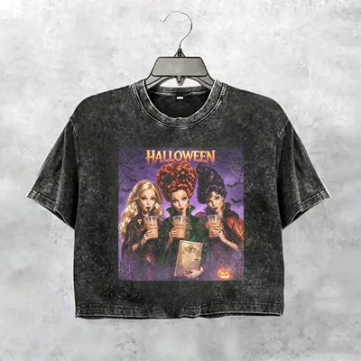 Halloween Wacky Girls Funny Meme Tee