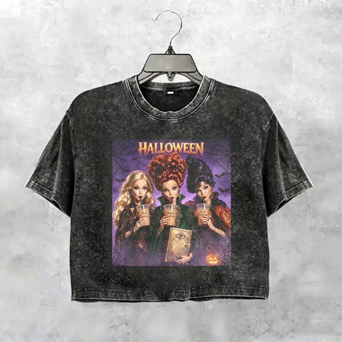 Halloween Wacky Girls Funny Meme Tee