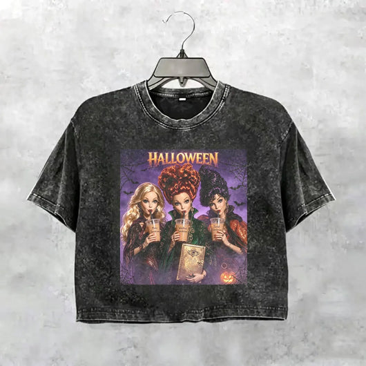 Halloween Wacky Girls Funny Meme Tee