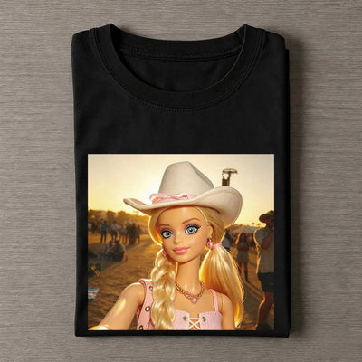 Unhinged Cowgirl Western Funny Tee
