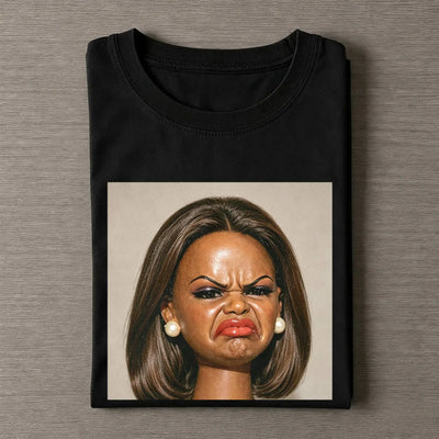 Disgusted Face Black Skin Girl Funny Meme Tee